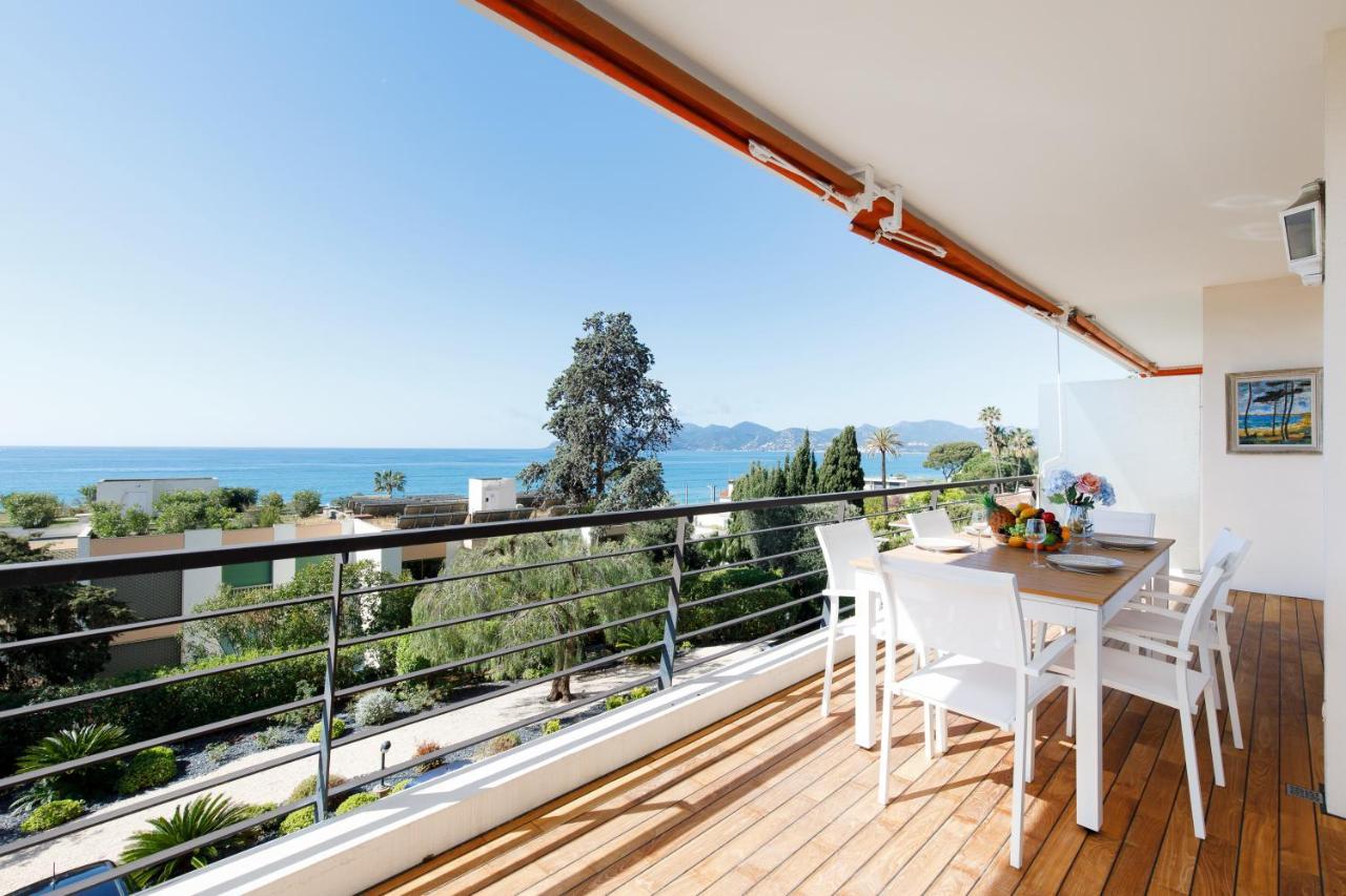 Suite Riviera - Sea View - Clim - 50M Plage - Residence De Standing - Spacieux 180 M2 - Parking Cannes Eksteriør bilde